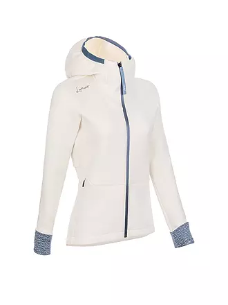 LAMUNT | Chaqueta polar térmica con capucha Antje para mujer | weiss